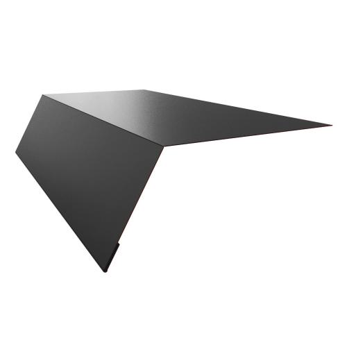 Preview: Traufblech oben 2 m - 70 x 125 mm - 0,50 mm - 25 µm Polyester